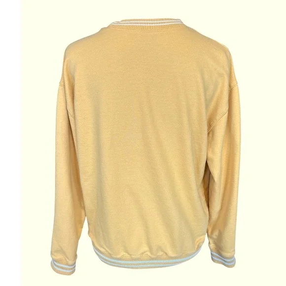 The Breakfast Club Shermer High School 1984 Yellow Sweatshirt, Medium, Brat Pack - Picture 2 of 3